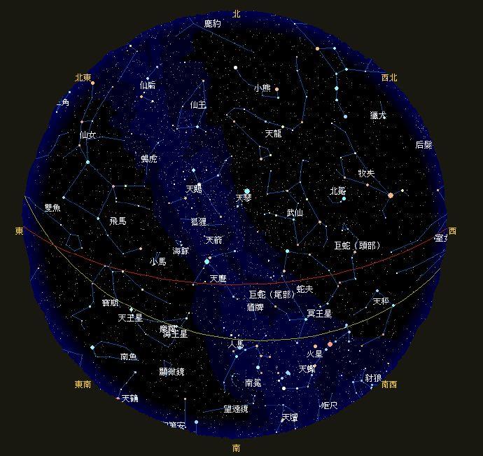 你的星座在哪里？