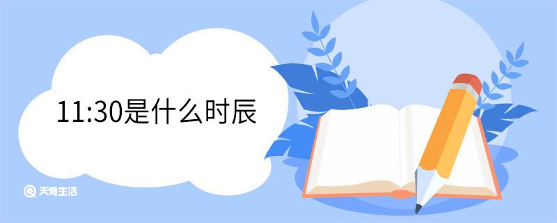 11点30分是什么时辰