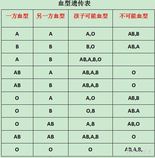 血型与性格分析