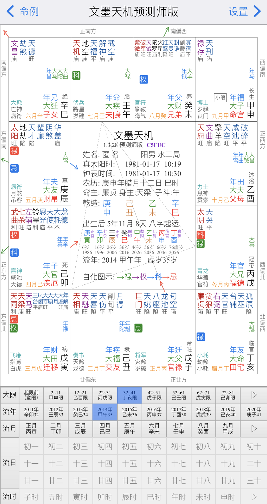 紫微斗数第61课：案例三十三（流年与小限分析、流年四化、夫妻宫