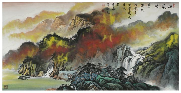 风水画图片头像_风水画大全图聚财微信头像_风水画